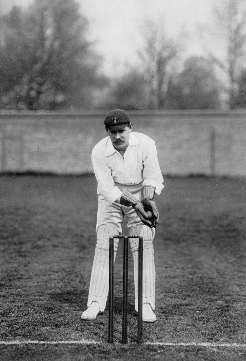 Bill Storer, Derbyshire és Anglia krikettjátékosa, 1899 alkotó: William Albert Rouch