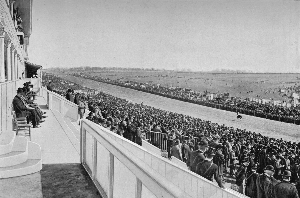 The Derby: View Down The Course, c1903, 1903 alkotó: William Albert Rouch