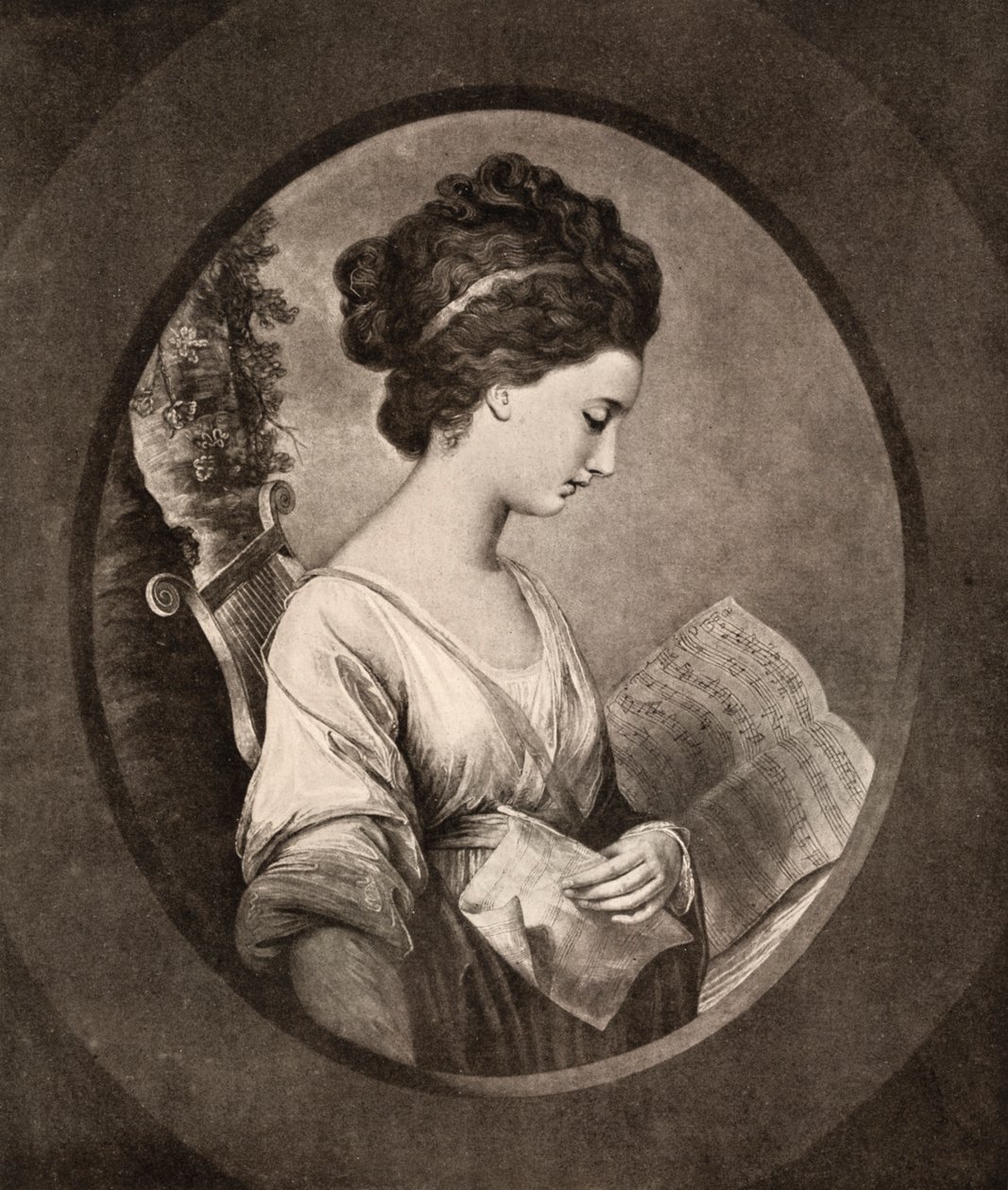 Miss Stephenson, 18. század vége, 1912 alkotó: W. Dickinson