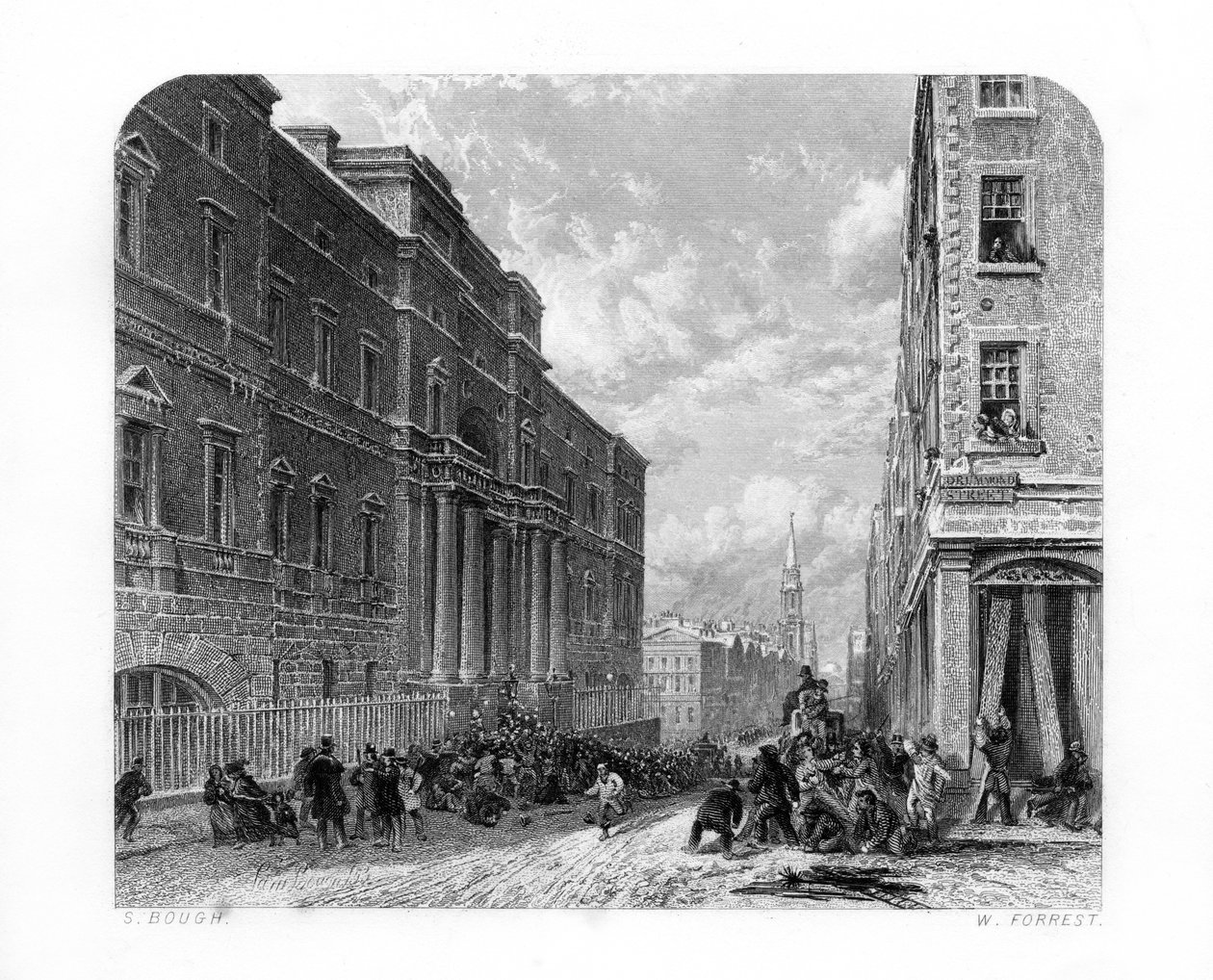 Az Edinburghi Egyetem, Skócia, 1870. alkotó: W. Forrest