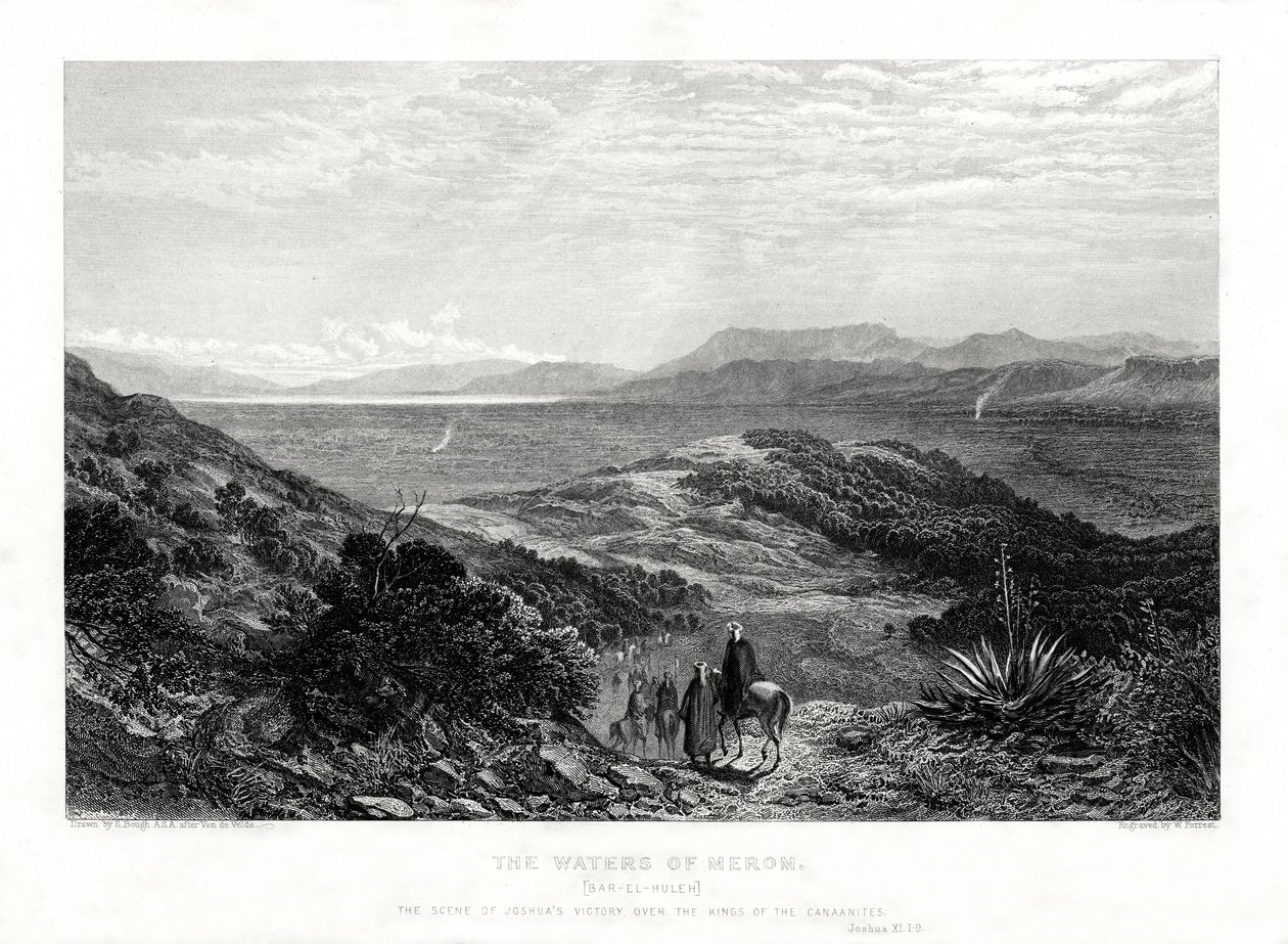 Merom vize, Palesztina, 1887 alkotó: W. Forrest