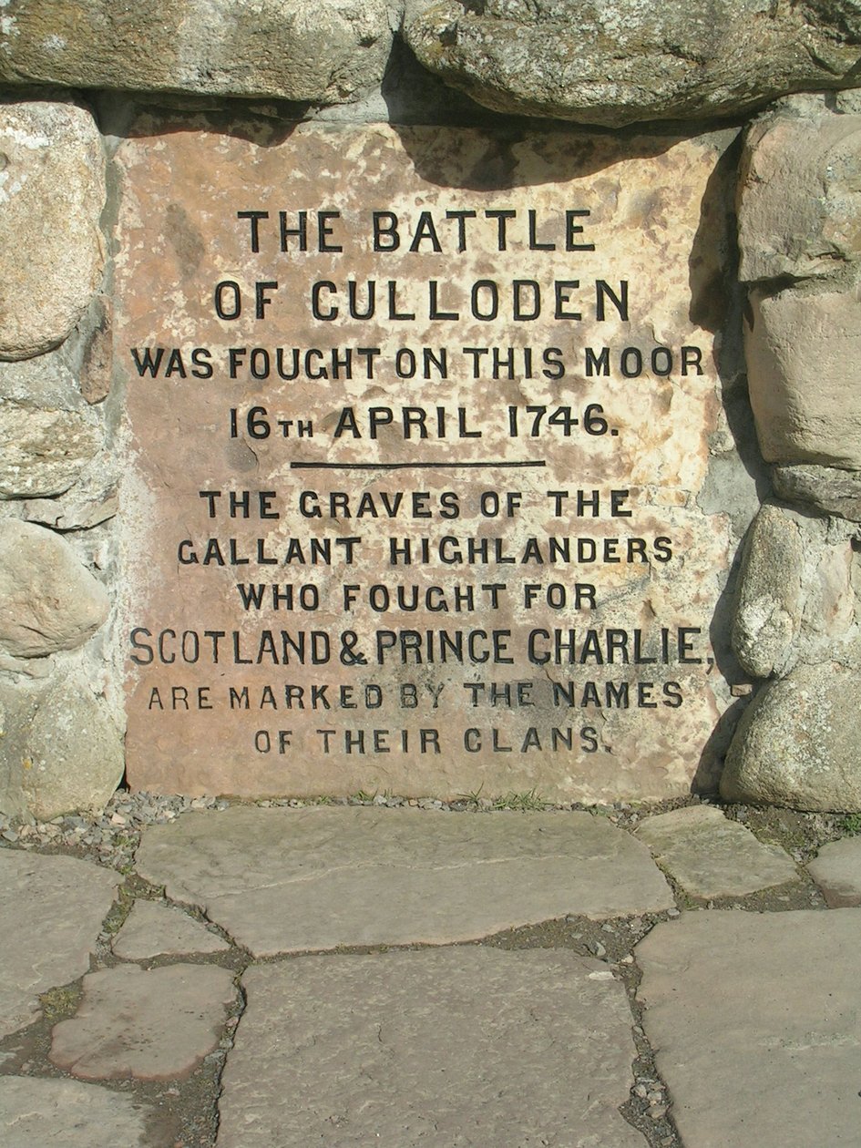 Culloden láp csatatéri emlékműve, 21. század eleje (fotó) alkotó: John Ward Dunsmore