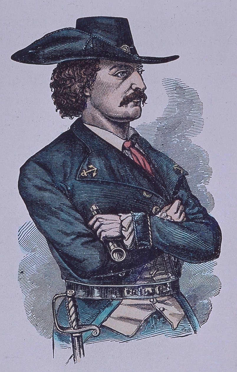 Jean Lafitte (színes metszet) alkotó: John Ward Dunsmore