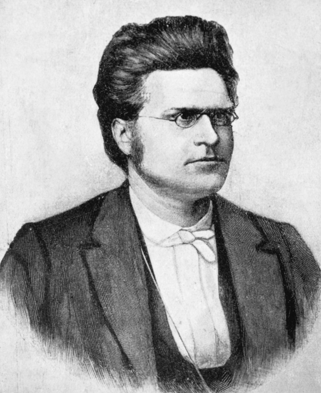 Bjornstjerne Martinius Bjornson (1832-1910), norvég író, költő és drámaíró portréja, fametszet Budtz Mueller és társai fényképe után alkotó: John Ward Dunsmore