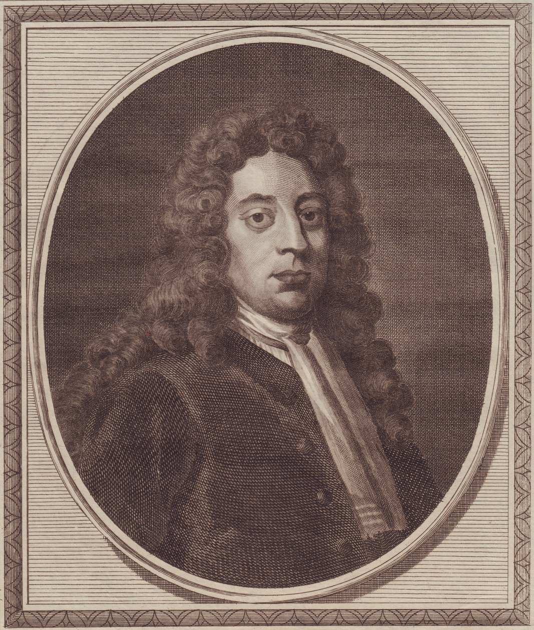 George Byng angol admirális portréja alkotó: John Ward Dunsmore