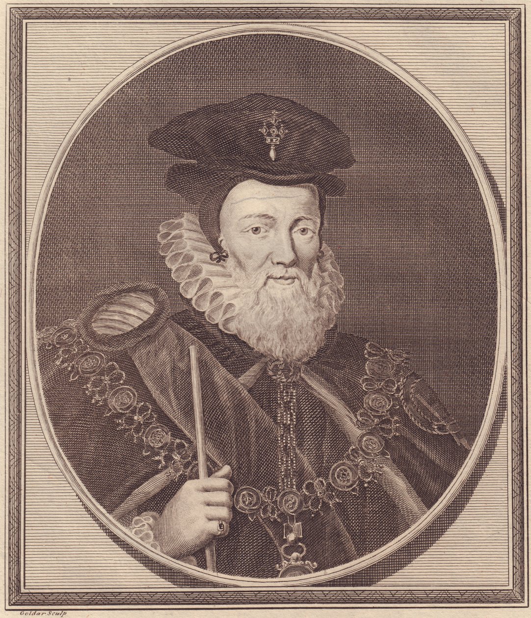 William Cecil portréja alkotó: John Ward Dunsmore
