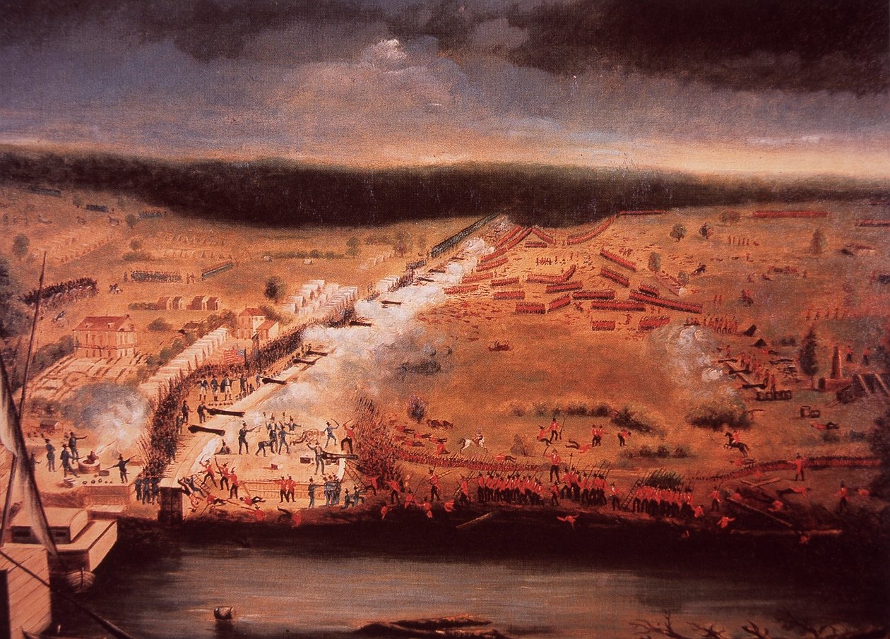 A New Orleans-i csata (színes litó) alkotó: John Ward Dunsmore