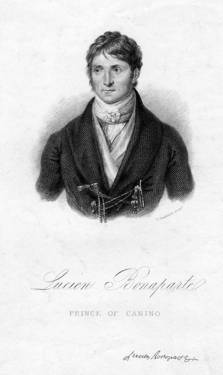 Lucien Bonaparte, Canino hercege, 19. század. alkotó: W. Greatbatch