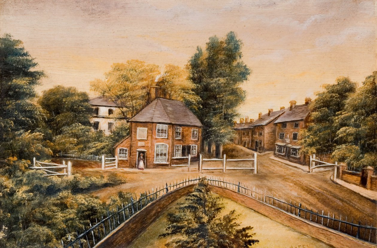 The Old Toll Gate, Villa Road, Handsworth, 1829-1850. alkotó: W. Green