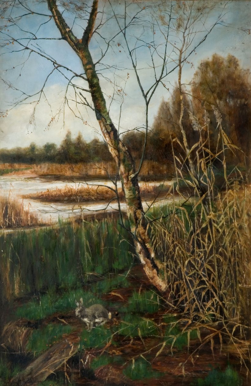 Ősz az Olton malomban, 19. század. alkotó: W. H. Middleton