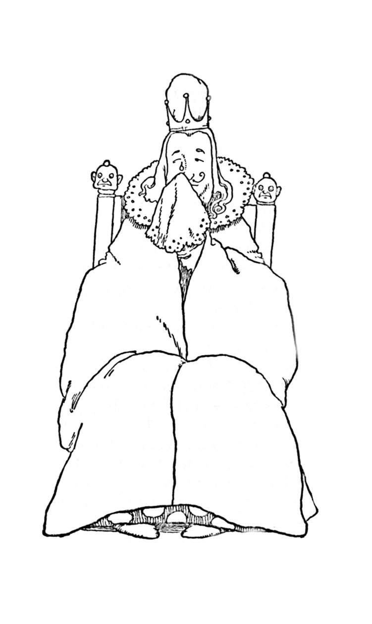 És sírt, mint egy gyermek, 1930 alkotó: William Heath Robinson