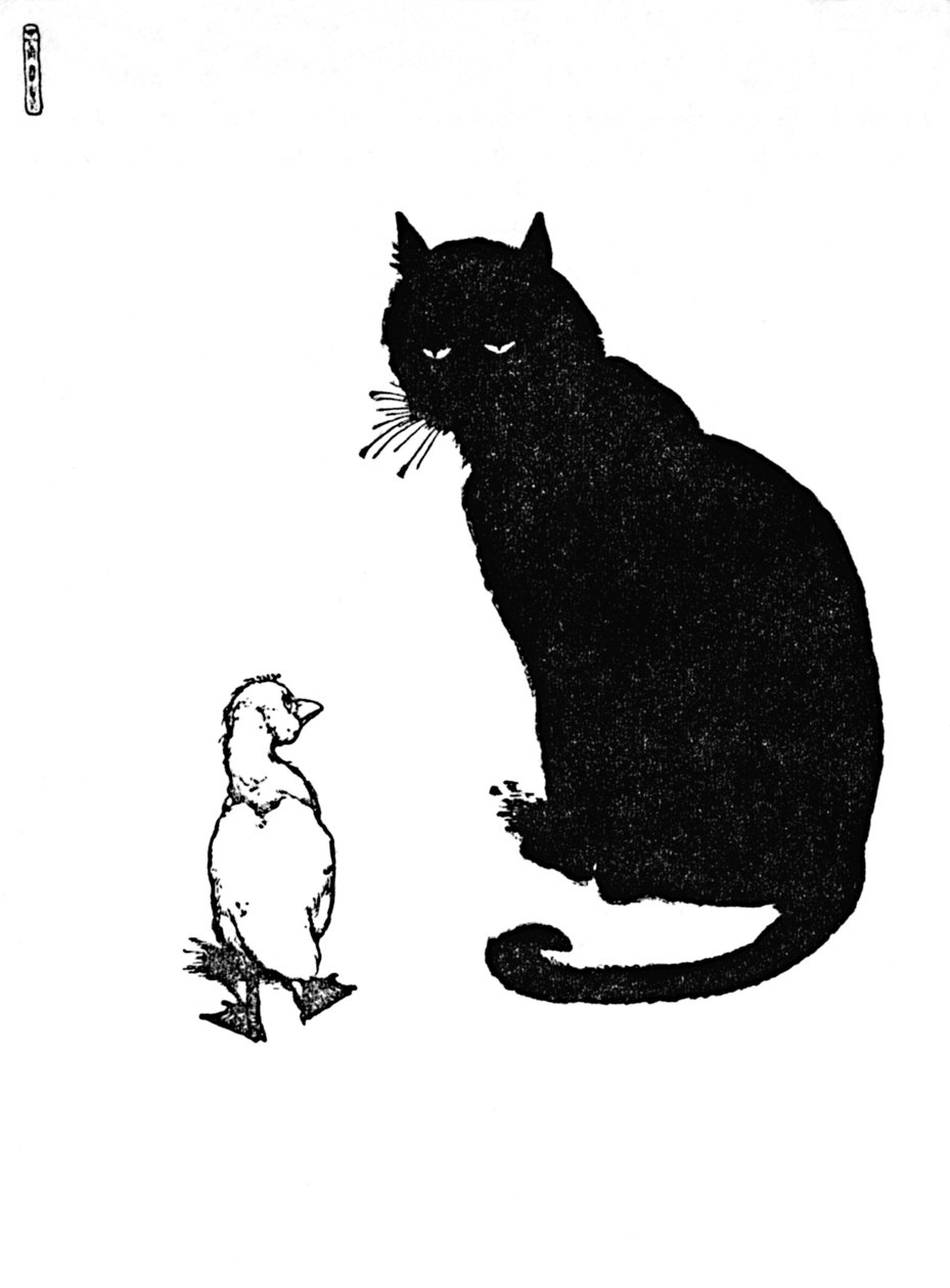 És a macska azt mondta: Tudsz dorombolni, 1930 alkotó: William Heath Robinson