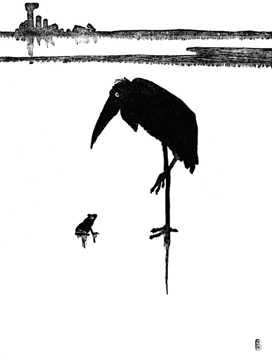 A nílusi árvíz visszavonult, 1930 alkotó: William Heath Robinson