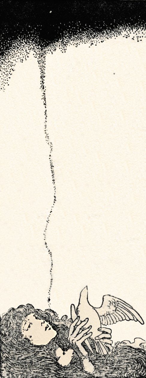 Volt egy kismadár, amely verte a szárnyait, 1930 alkotó: William Heath Robinson