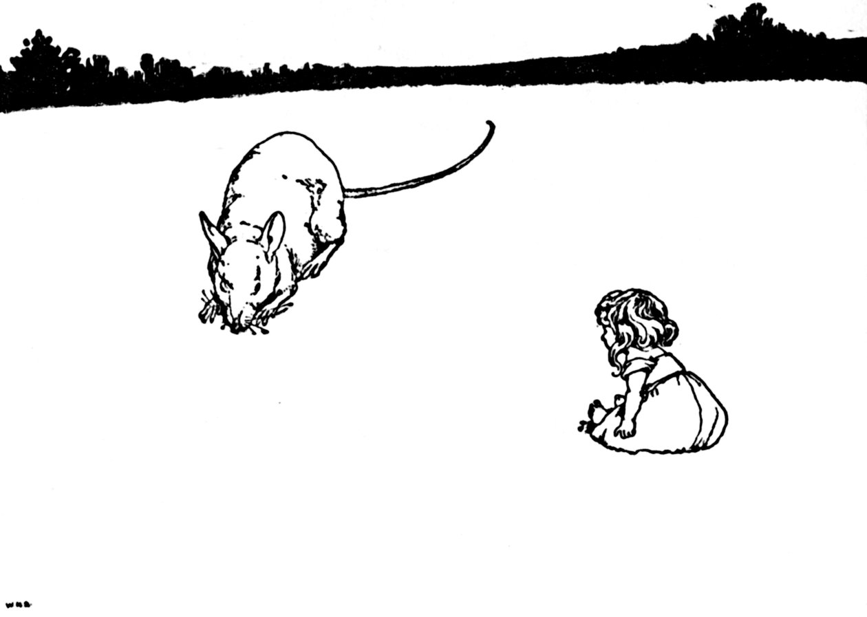 Te Szegény Kicsi! Mondta a mezei egér, c1930 alkotó: William Heath Robinson