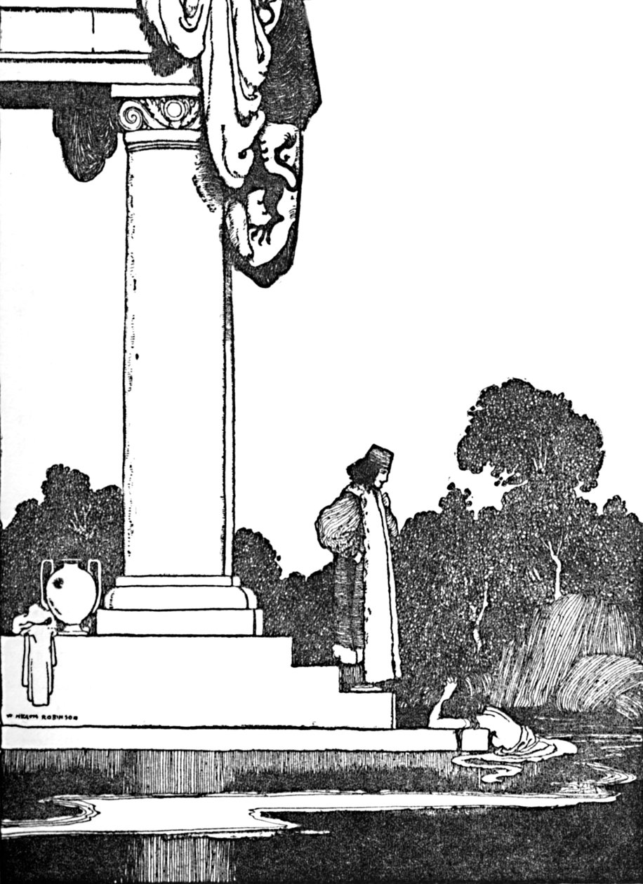 Amikor felkelt a Nap, Felébredt, 1930 alkotó: William Heath Robinson