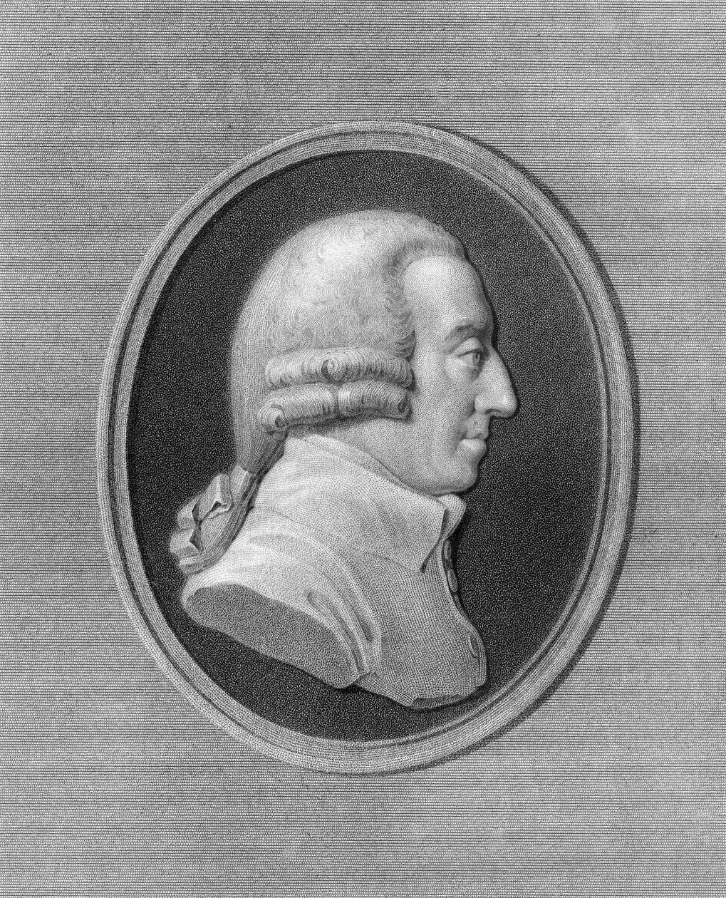 Adam Smith, 18. századi skót filozófus és közgazdász, 1836. alkotó: W. Holl