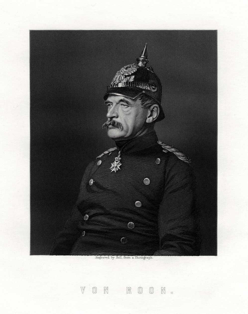 Albrecht Theodor Graf Emil von Roon porosz katona és politikus, XIX. alkotó: W. Holl