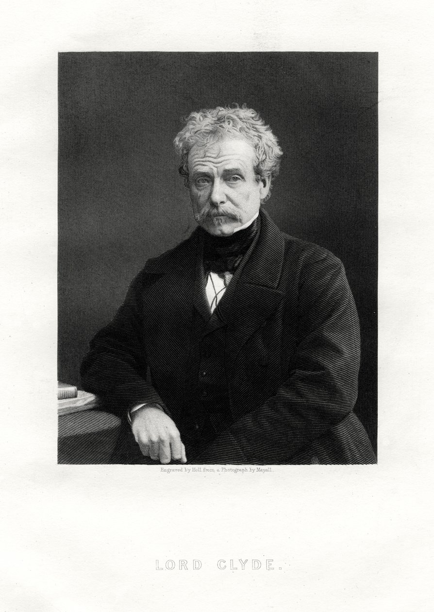 Colin Campbell, Clyde 1. báró, skót katona, XIX alkotó: W. Holl
