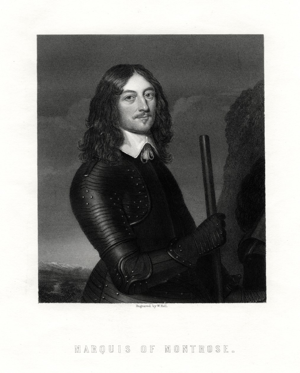 James Graham, Montrose 1. márkija, skót nemes és katona, XIX. alkotó: W. Holl