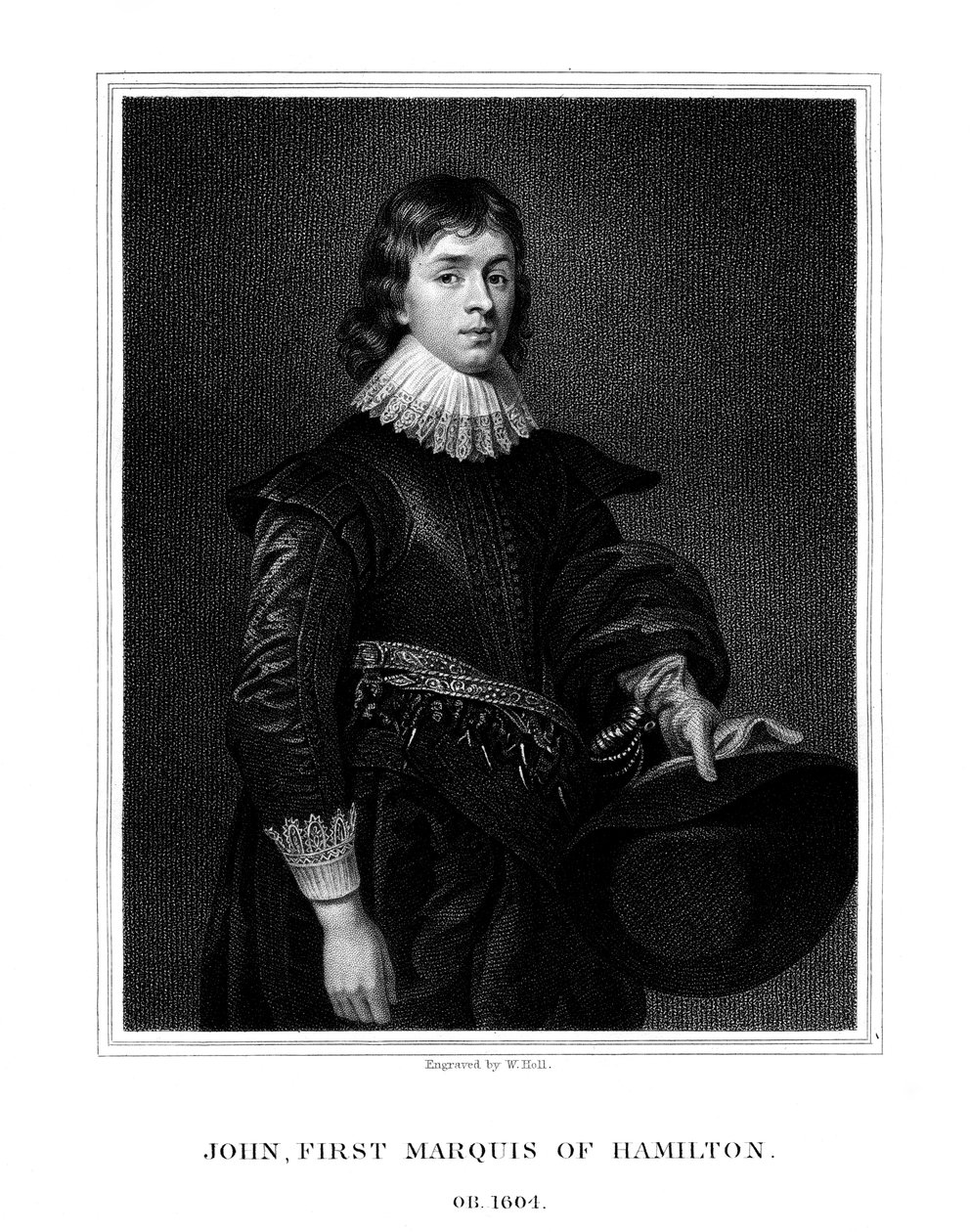 John Hamilton, Hamilton 1. márkija, 1825. alkotó: W. Holl