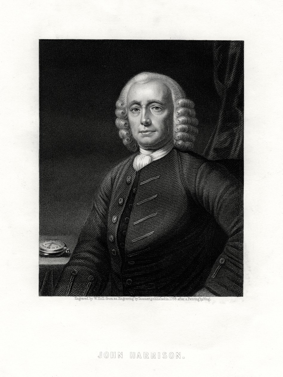 John Harrison, angol órakészítő, 19. század. alkotó: W. Holl