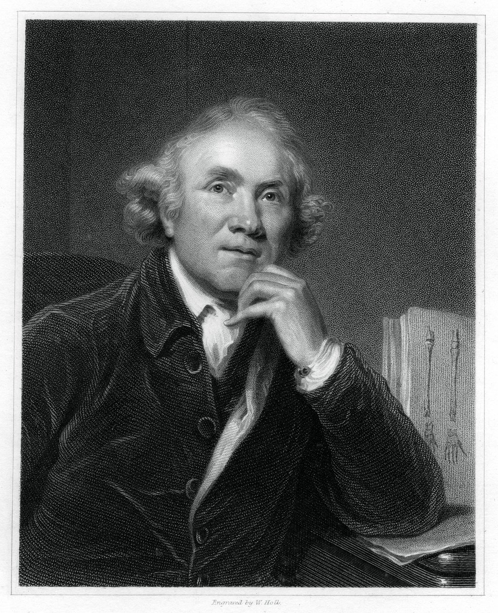 John Hunter skót sebész, 1834. alkotó: W. Holl