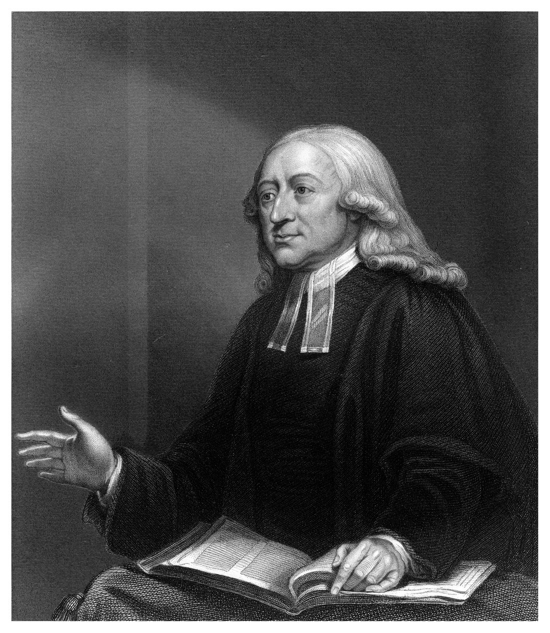 John Wesley, 18. századi angol nonkonformista prédikátor. alkotó: W. Holl