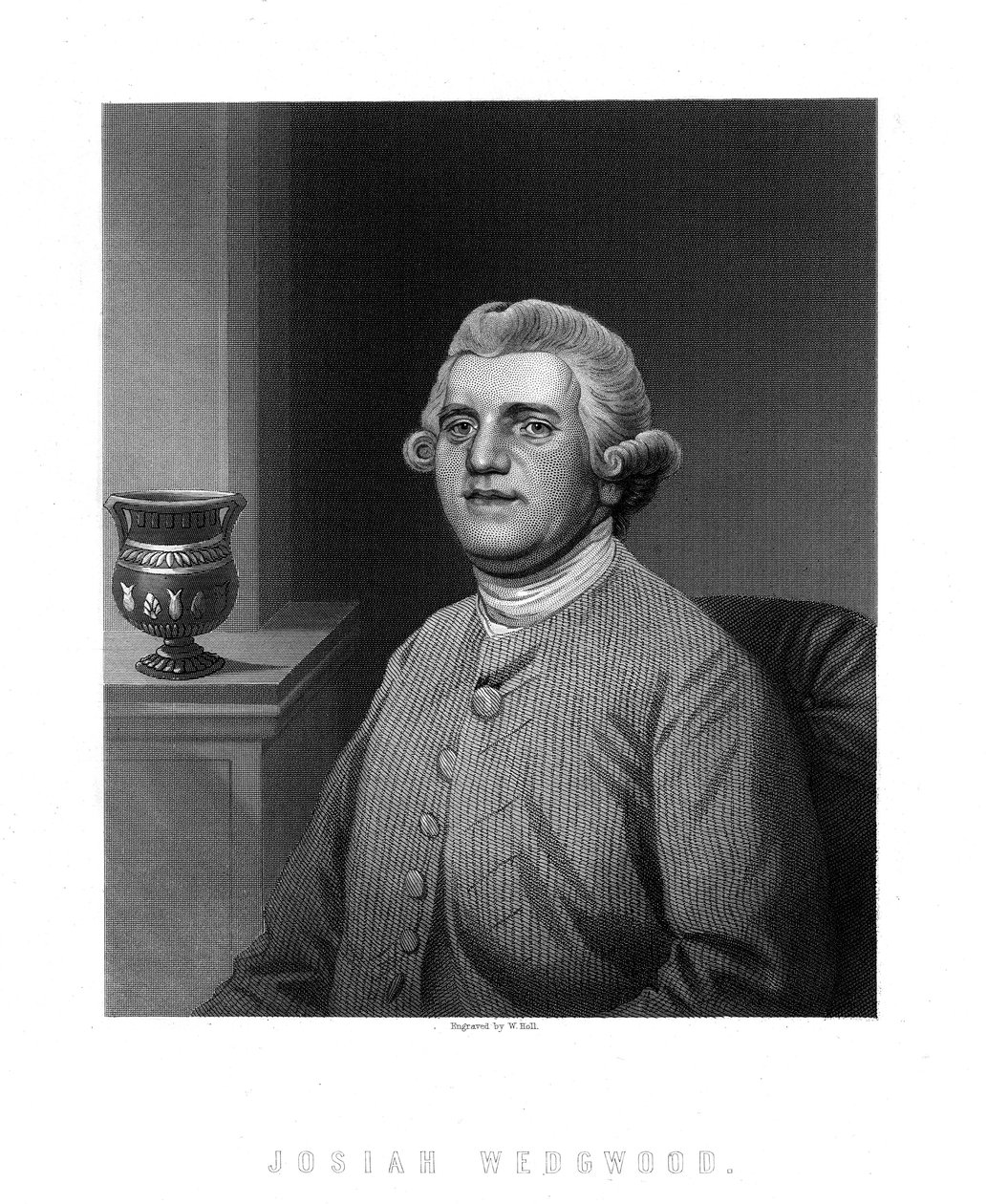 Josiah Wedgwood angol iparos és fazekas alkotó: W. Holl