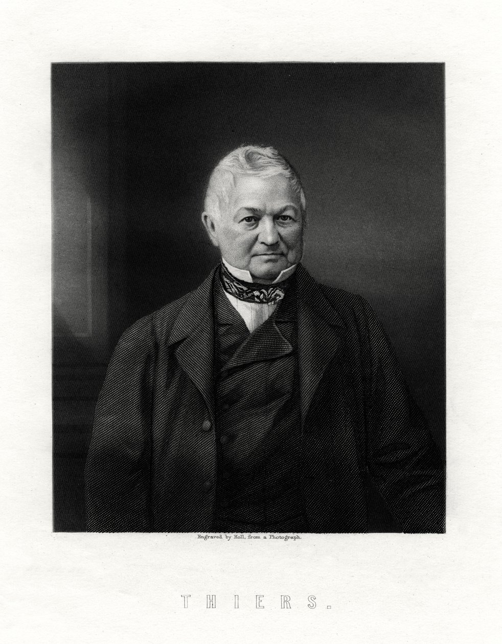 Louis Adolphe Thiers francia államférfi és történész, XIX. alkotó: W. Holl