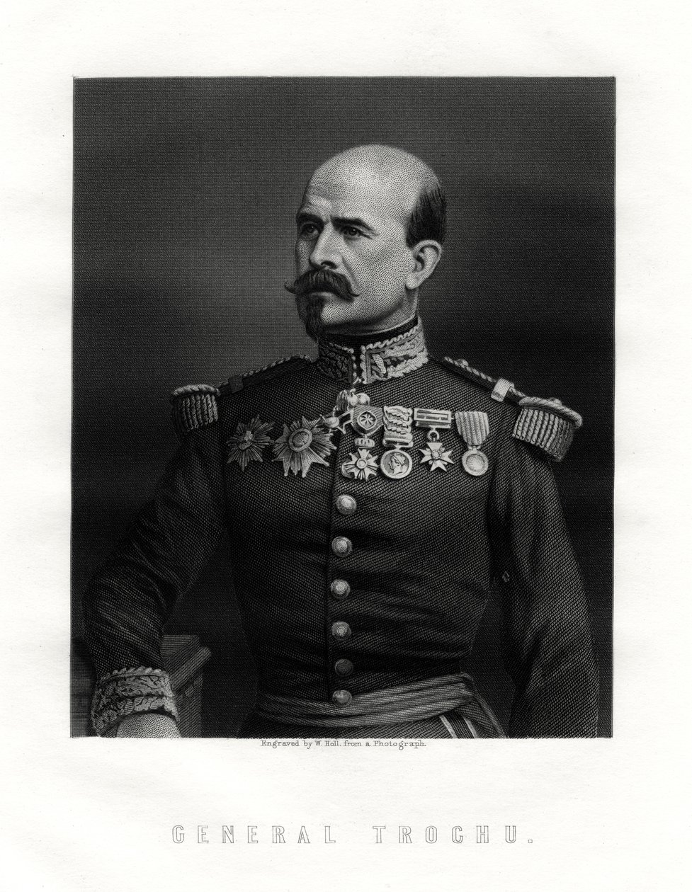 Louis Jules Trochu francia katonai vezető és politikus, XIX alkotó: W. Holl