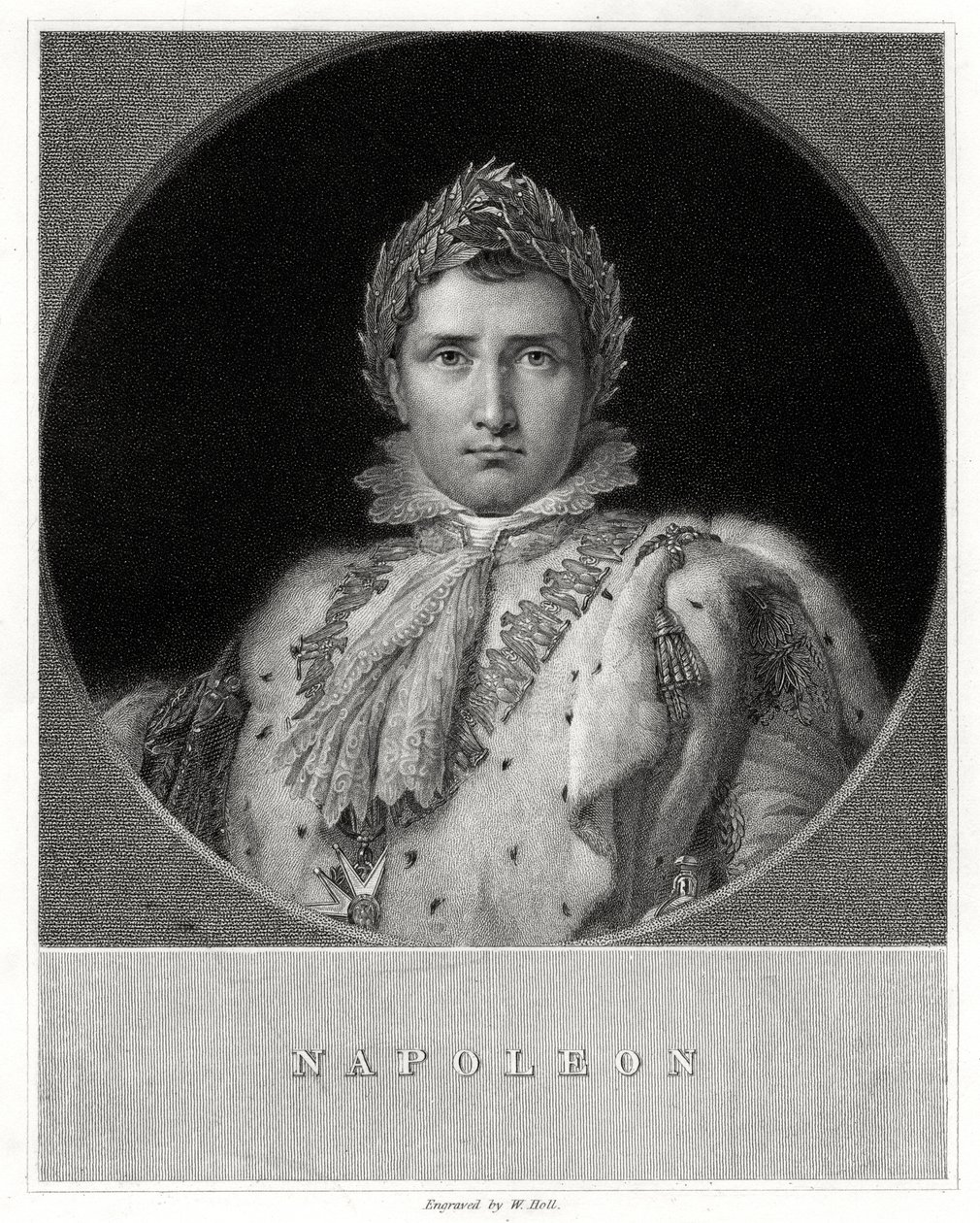 Napóleon Bonaparte, 19. század. alkotó: W. Holl