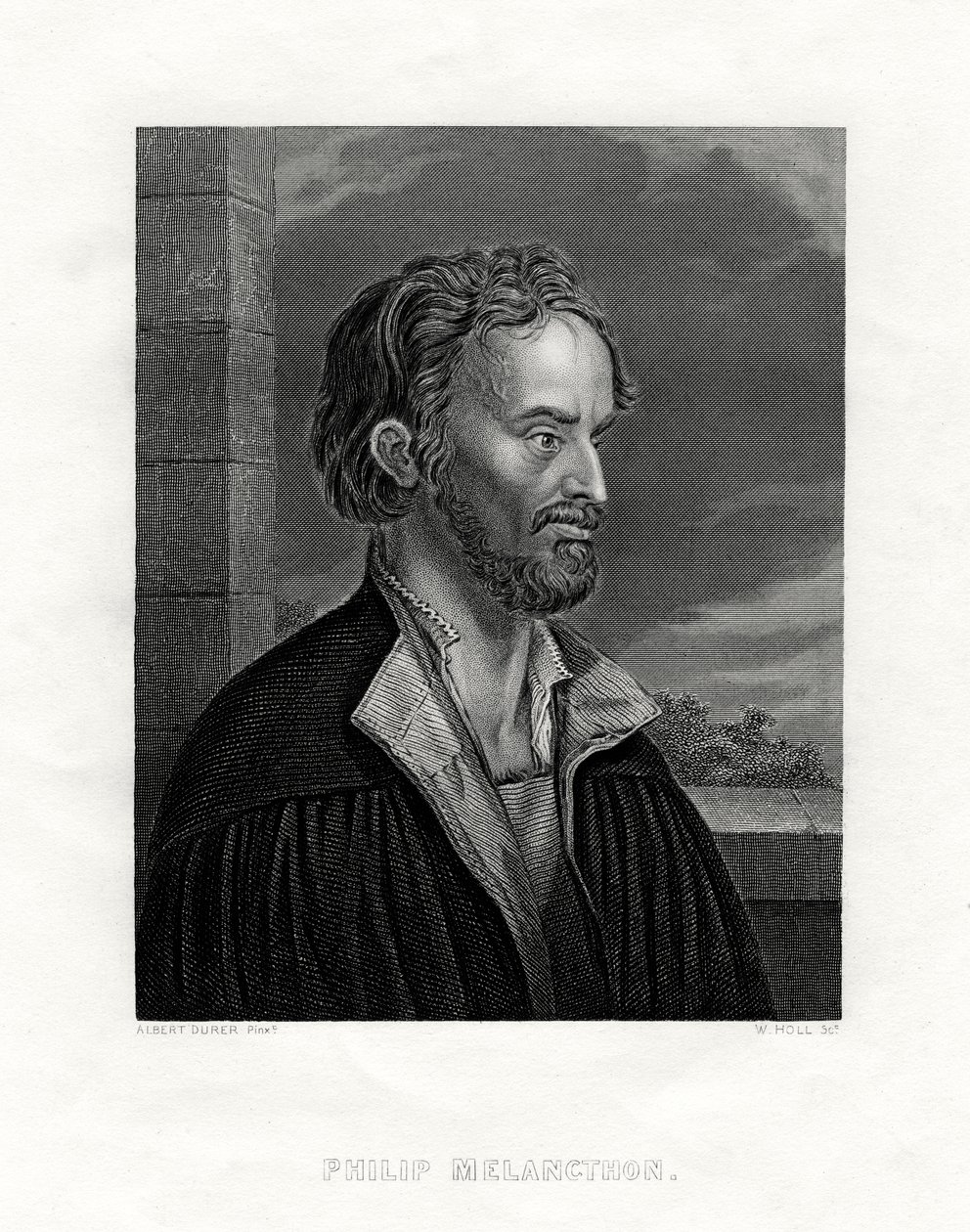 Philipp Melanchthon A protestáns reformáció német teológusa és írója, XIX. alkotó: W. Holl