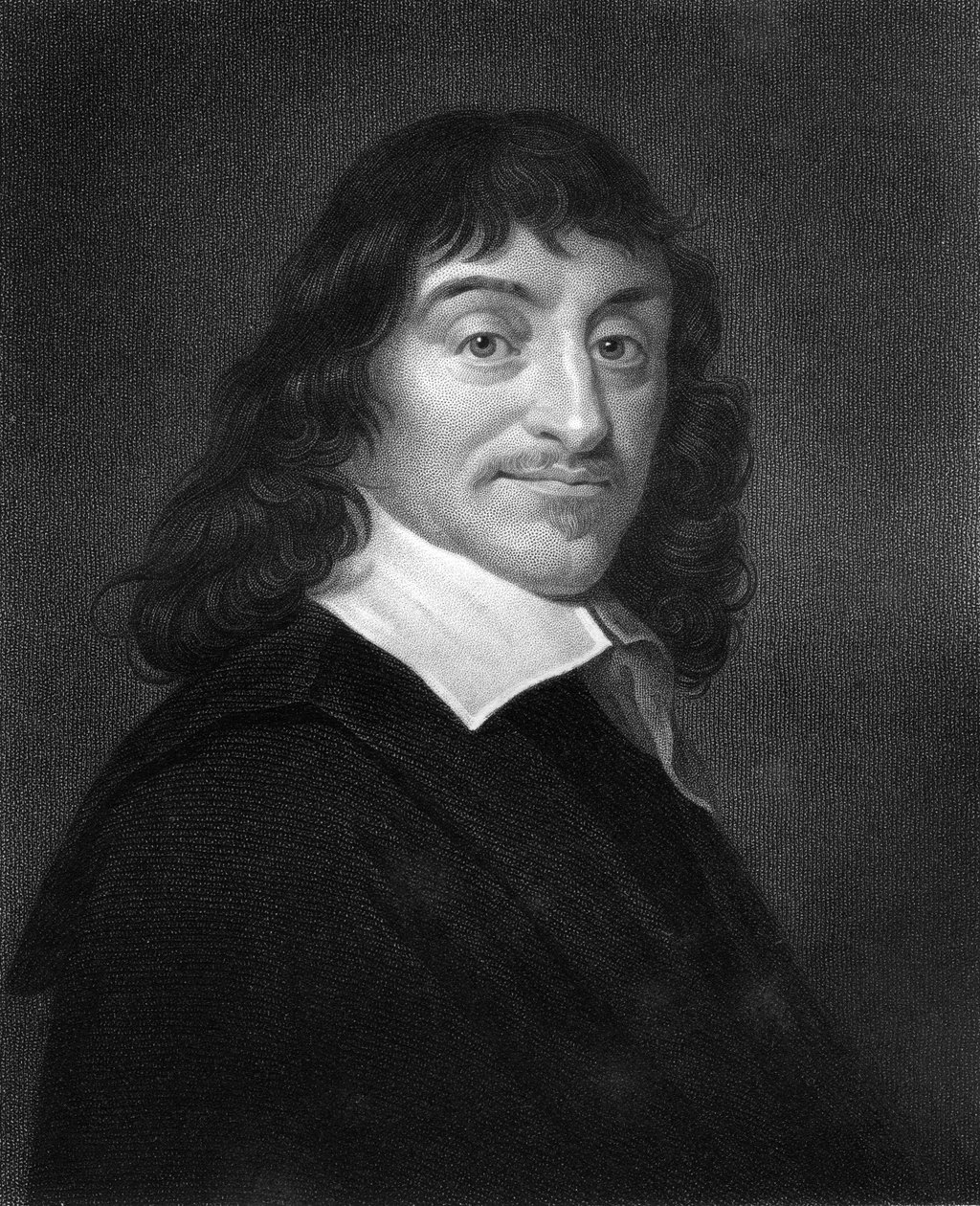 Rene Descartes, 17. századi francia filozófus és matematikus, 1836. alkotó: W. Holl