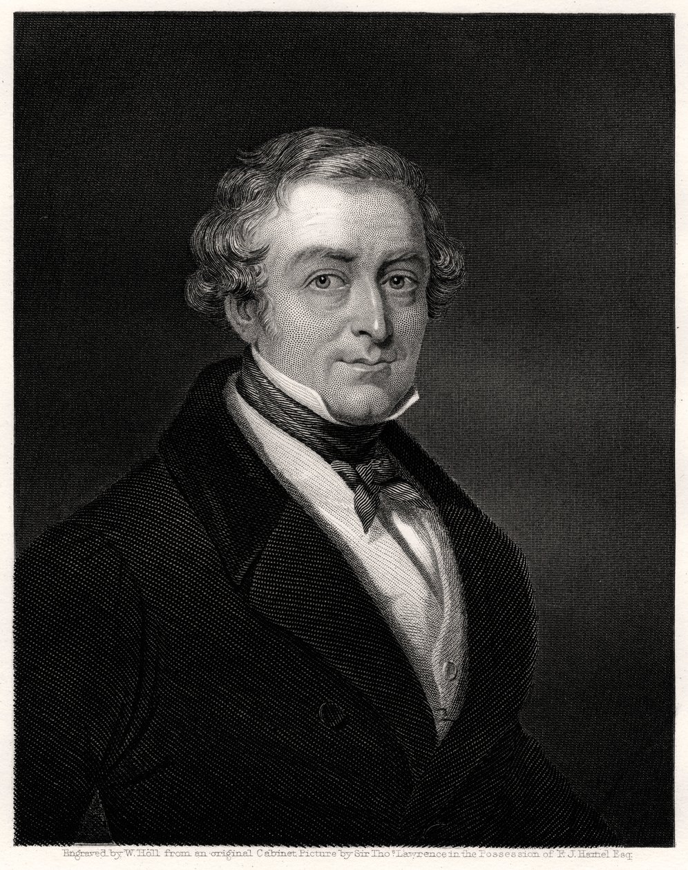 Sir Robert Peel, brit miniszterelnök, 19. század alkotó: W. Holl