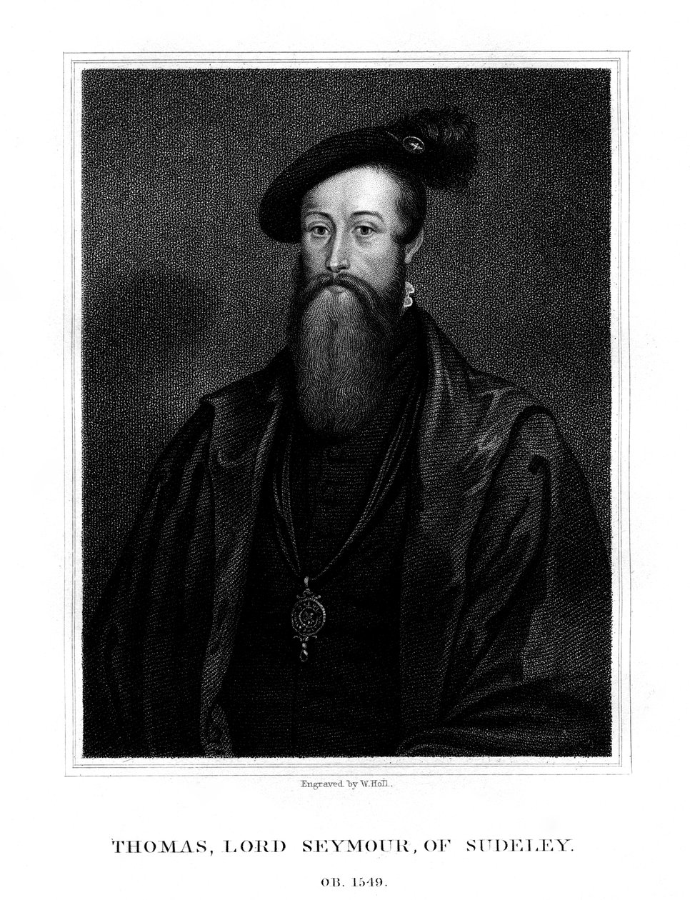 Thomas Seymour, Sudeley Seymour bárója, Jane Seymour öccse, 1825. alkotó: W. Holl