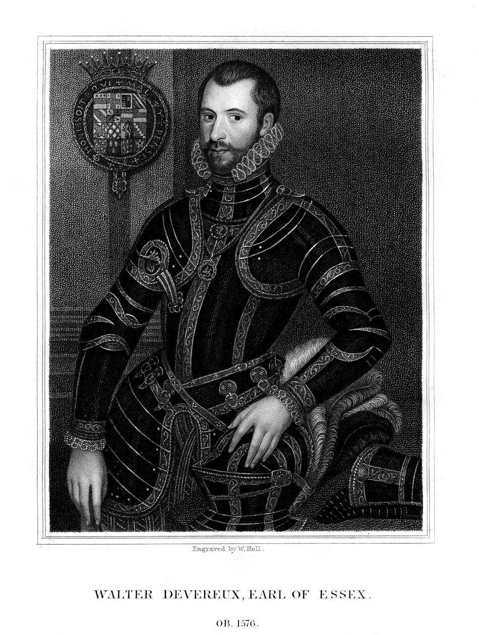 Walter Devereux, Essex 1. grófja, angol nemes, 1824. alkotó: W. Holl