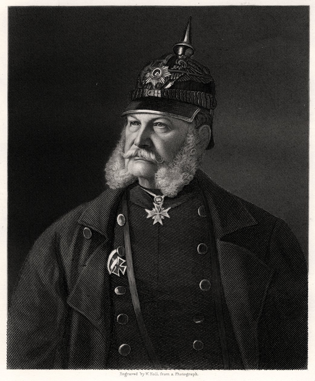 I. Vilmos porosz király és német császár, XIX alkotó: W. Holl