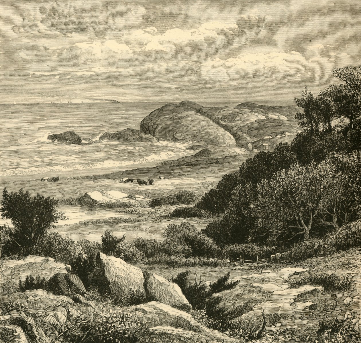 „A purgatórium távoli képe”, 1872. alkotó: W. J. Linton