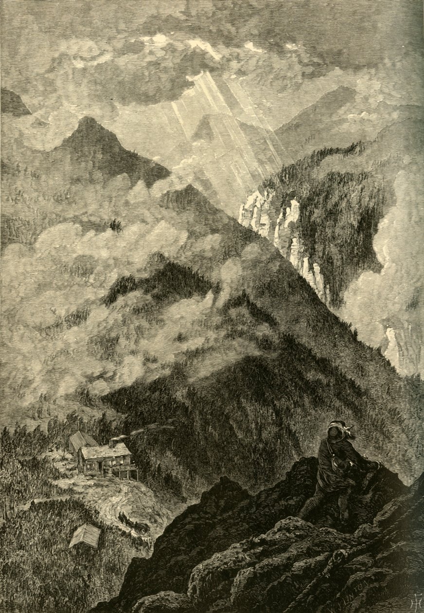 „Nézni a csempész rovátkájára, az orrból”, 1874. alkotó: W. J. Linton