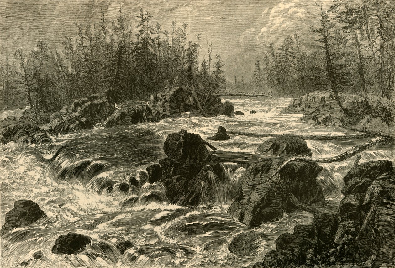 "A St. Louis Dalles-ei", 1874. alkotó: W. J. Linton
