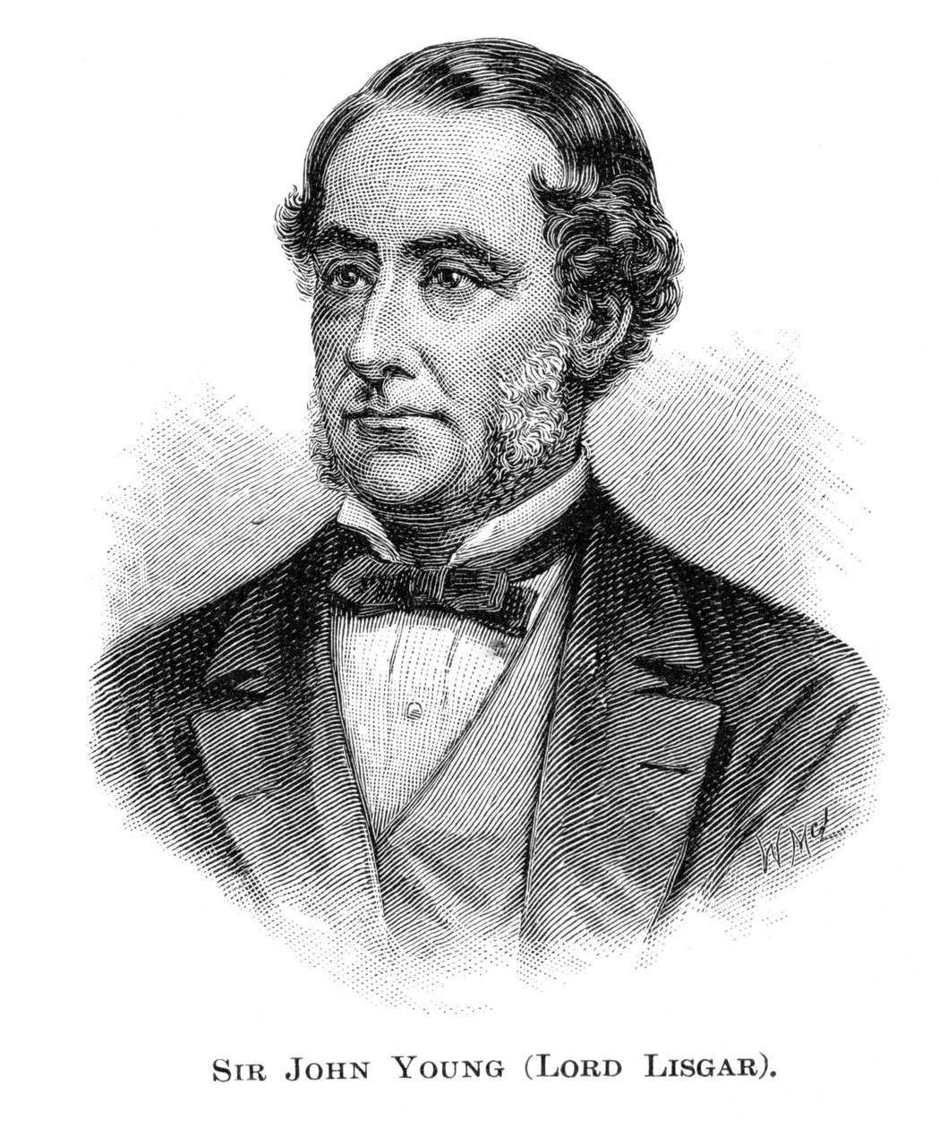 John Young, Lisgar 1. báró, Új-Dél-Wales kormányzója, 1886. alkotó: W. Macleod