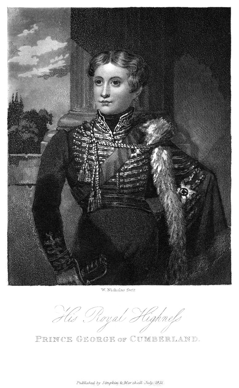 György cumberlandi herceg, 1831 alkotó: W. Nicholas
