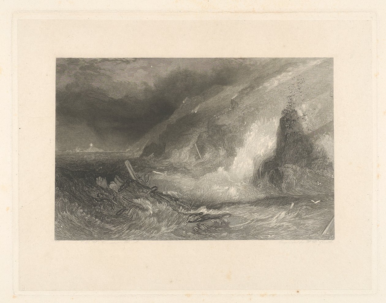 Longships világítótorony, Lands End alkotó: W. R. Smith