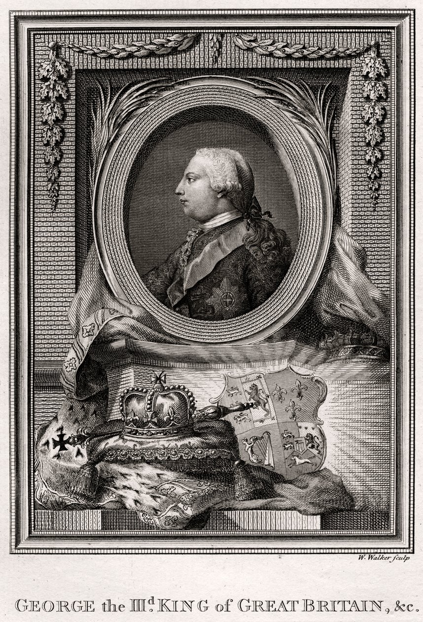 III. György, Nagy-Britannia királya, 1777 alkotó: W. Walker