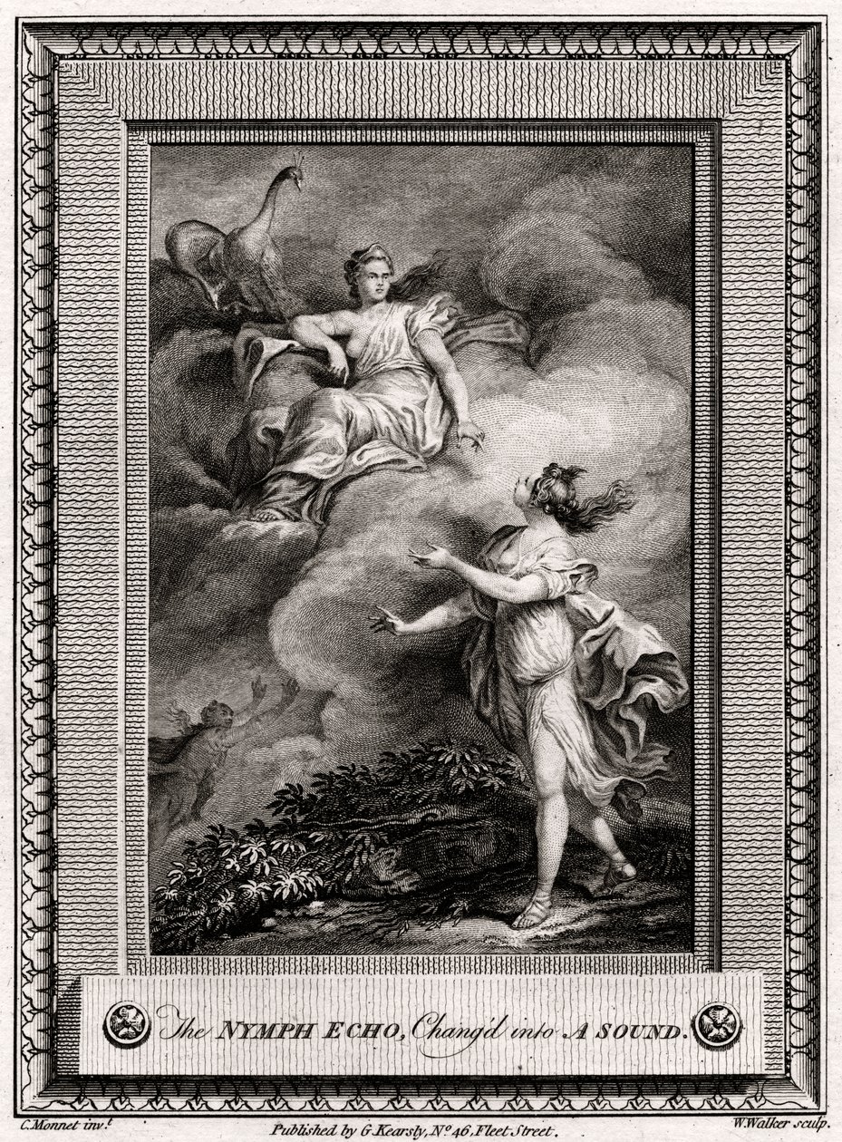 A nimfa visszhangja, hanggá változott, 1774 alkotó: W. Walker
