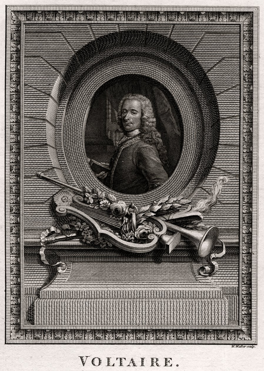 Voltaire, 1774 alkotó: W. Walker