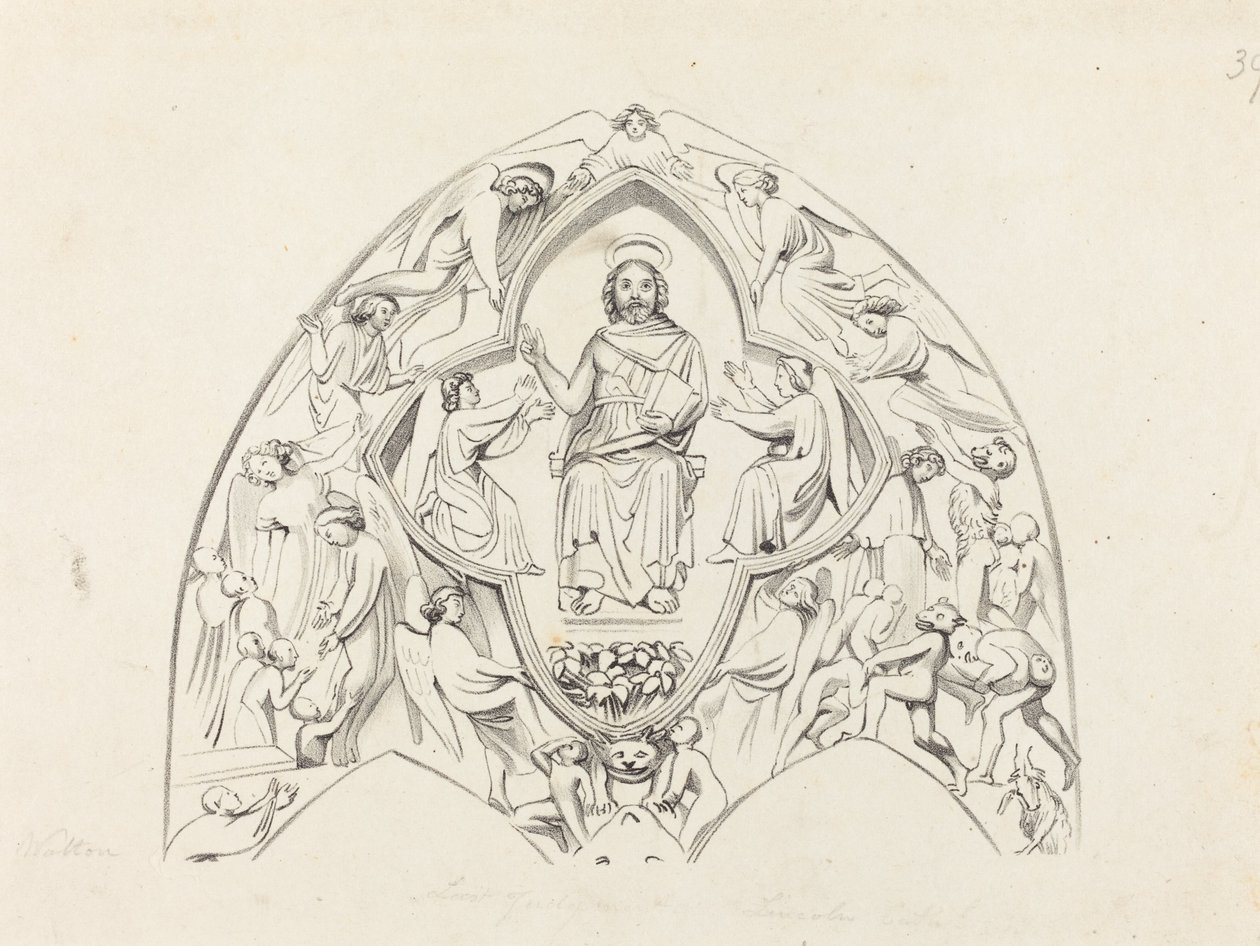 Utolsó ítélet, Lincoln Katedrális alkotó: W. Walton after John Flaxman