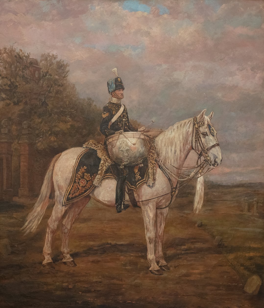 Mária, A 3. (a király saját) huszárainak utolsó doblova alkotó: W. Wasdell Trickett