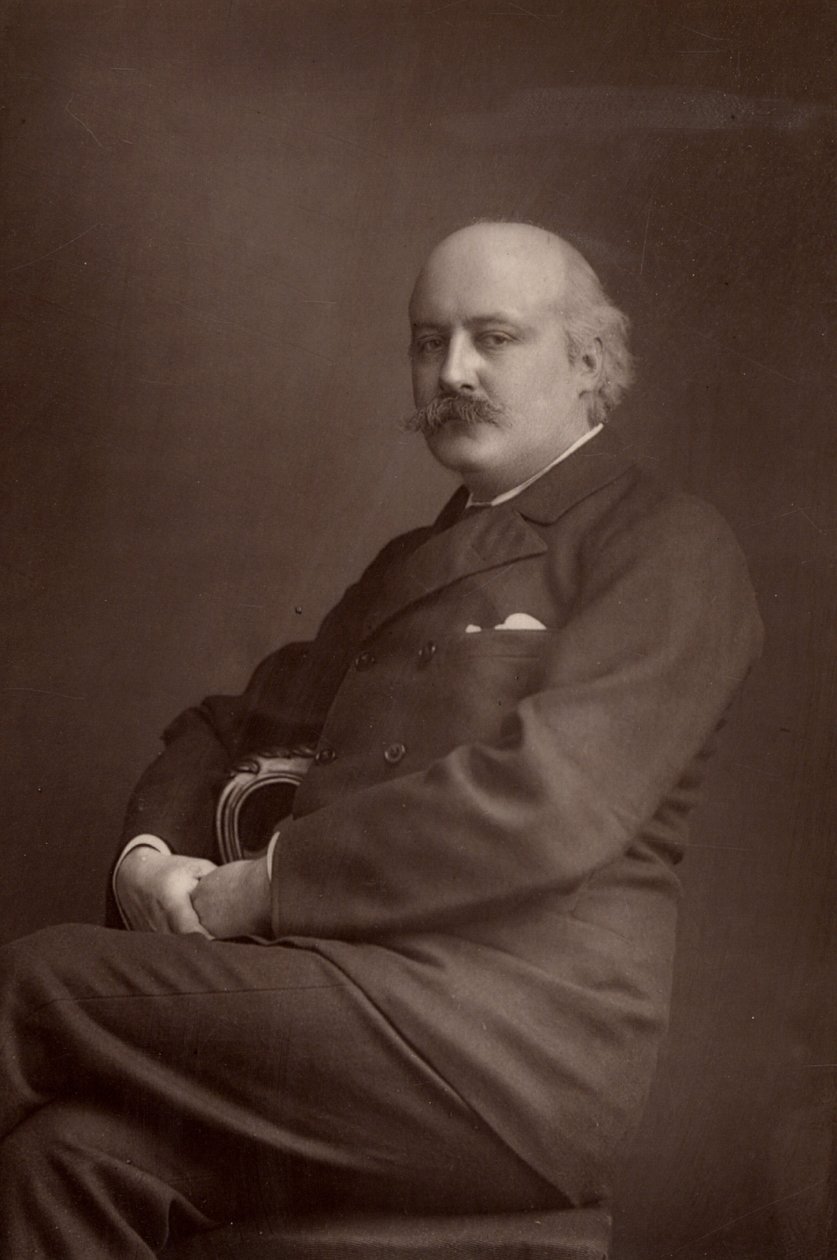 ""(Charles) Hubert (Hastings) Parry (1848-1918) (woodburytype) alkotó: W. and D. (after) Downey